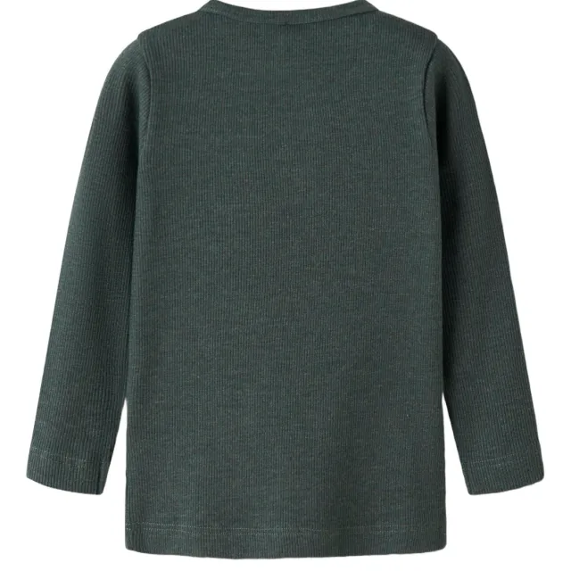 NAME IT MINI longsleeve grijsgroen, foto 2