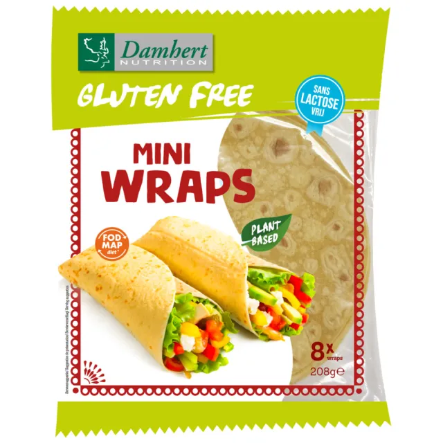 Damhert Mini Wraps Glutenvrij 208 gr