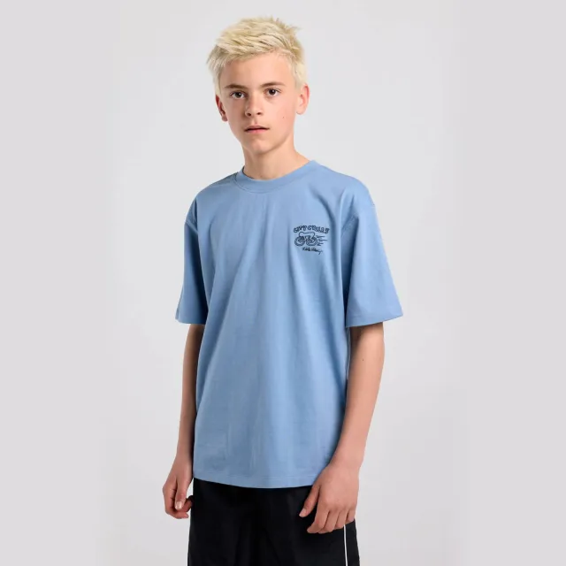 America Today T-shirt blauw
