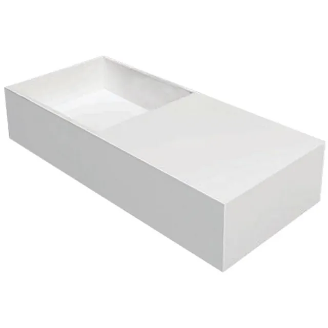 Best Design N75 Just Solid wastafel mat wit
