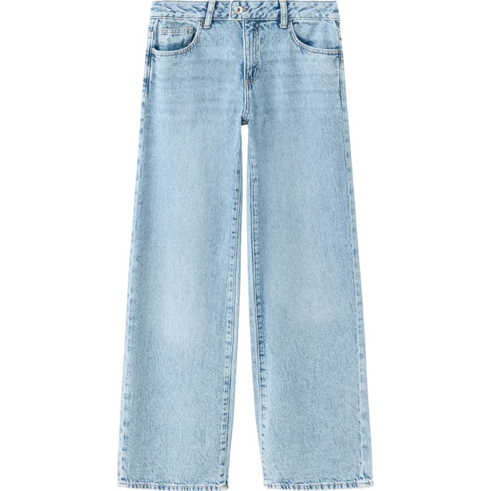 Mango TEEN wide leg jeans - light blue, foto 2
