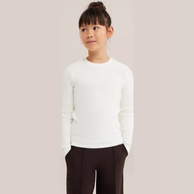 WE Fashion longsleeve ecru, foto 4