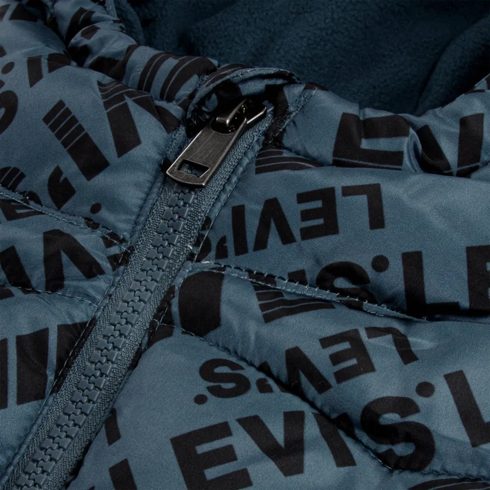 Levi's gewatteerde winterjas blauw, foto 4