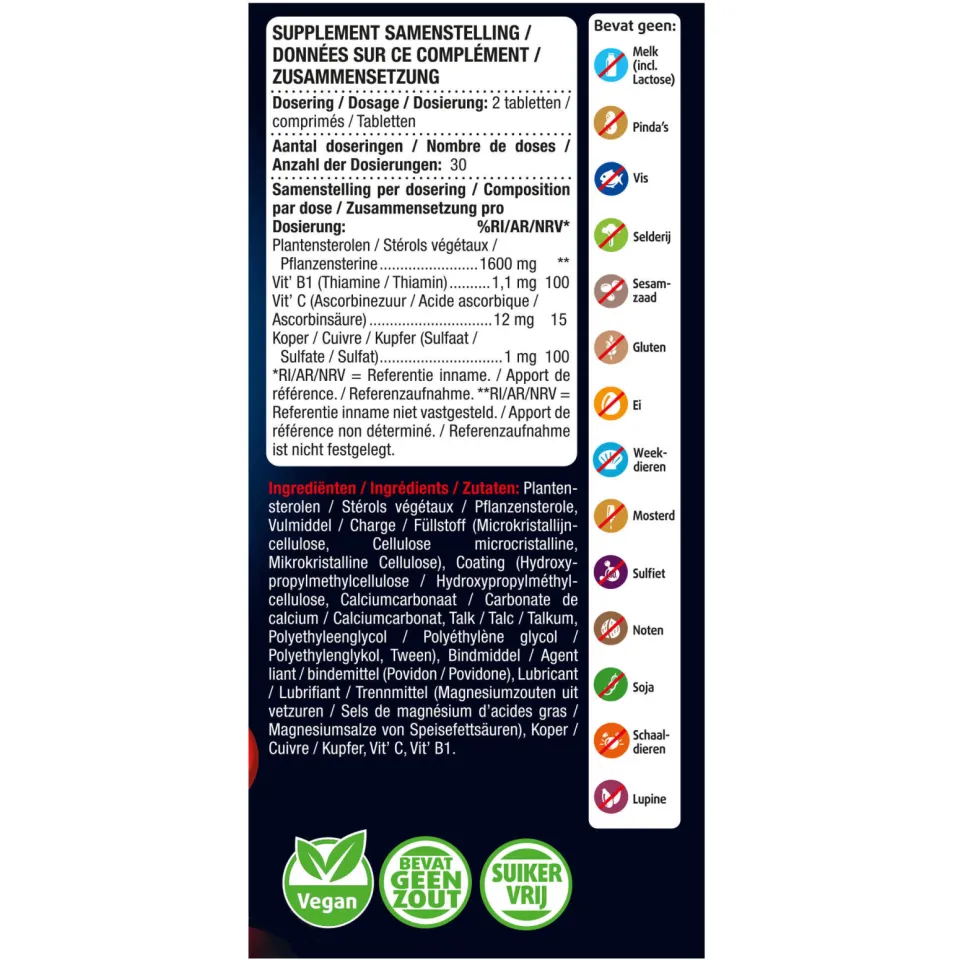 Lucovitaal Cholesterol Verlager 60 tabletten, foto 3