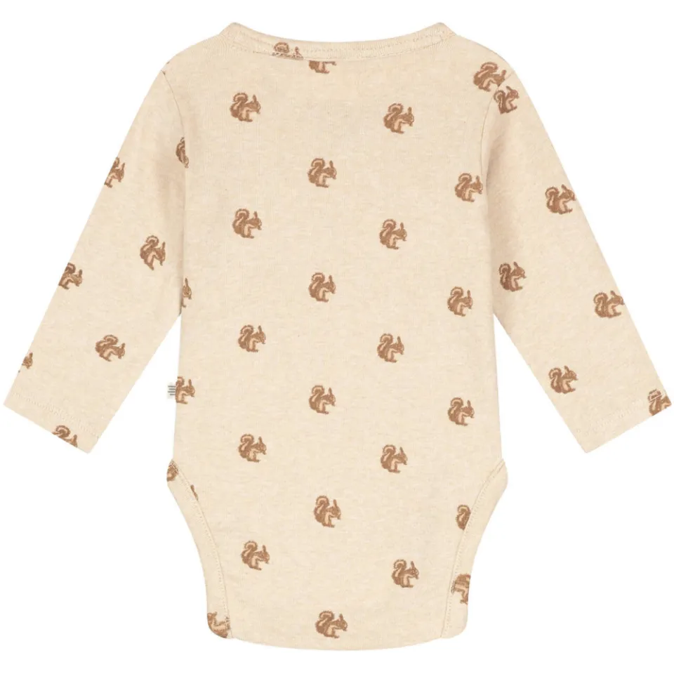 A Tiny Story katoenen romper met print - beige, foto 3