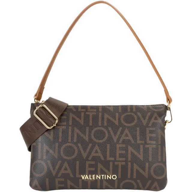 Valentino Bags Regina schoudertas met logoprint donkerbruin bruin, foto 2