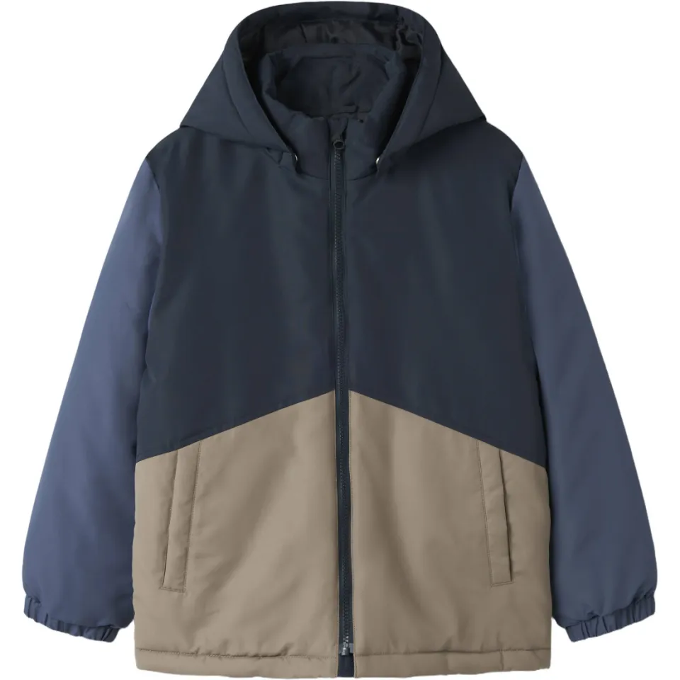 NAME IT NKMMAX winterjas blauw, foto 2