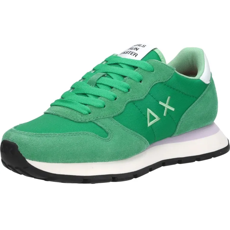 Sun68 Ally Solid Nylon lage sneakers groen, foto 3