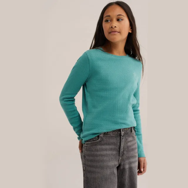 WE Fashion longsleeve groen