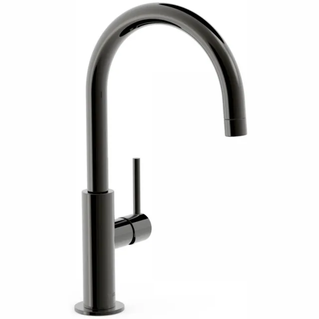 Tres Study Exclusive wastafelmengkraan met hendel metallic zwart