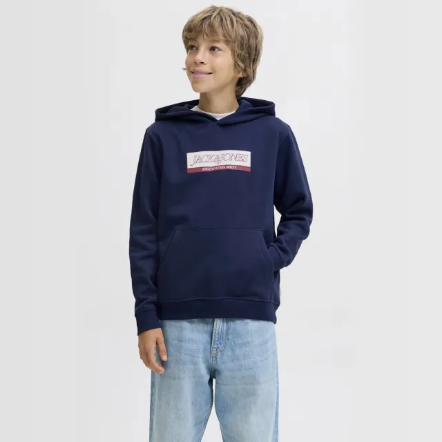 Jack & Jones JUNIOR hoodie blauw
