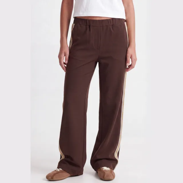 JJXX GIRL loose fit casual broek donkerbruin, foto 6