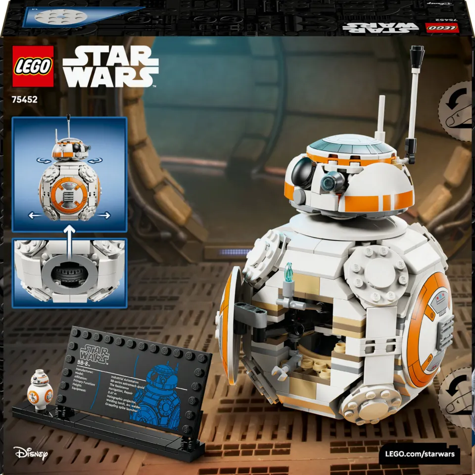 Lego Star Wars BB-8 Astromech Droid Bouwpakket en Decoratie 75452, foto 4