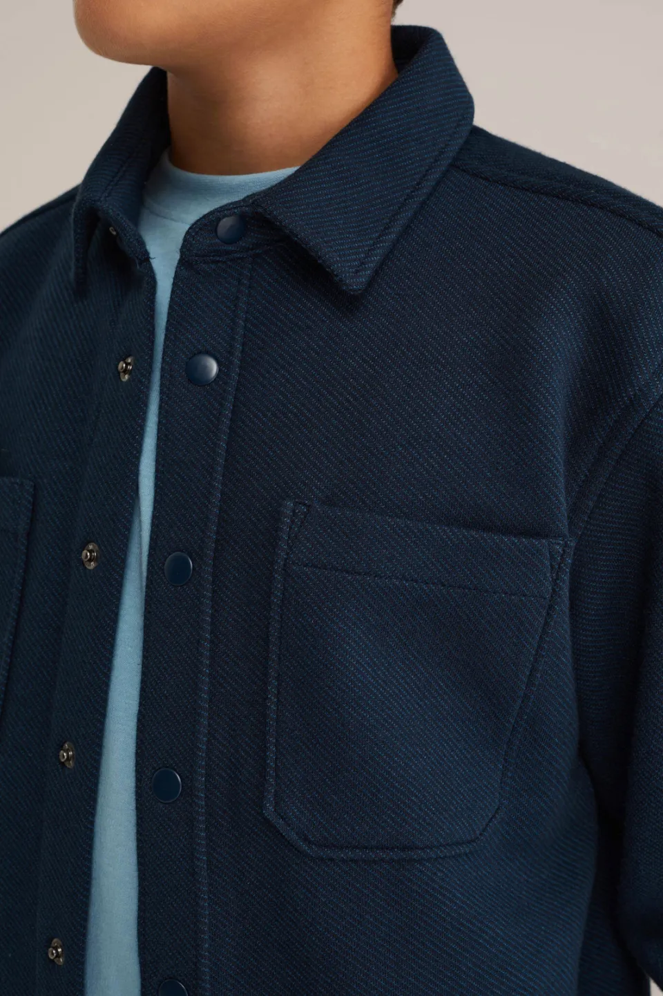 WE Fashion overshirt marineblauw, foto 6