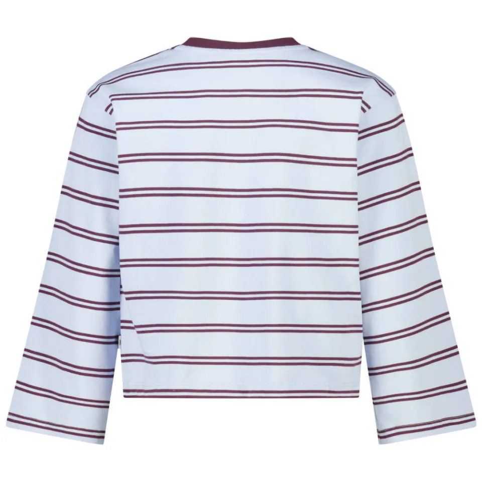 America Today Lexi Jr gestreepte longsleeve lichtblauw lichtblauw/donkerblauw, foto 6