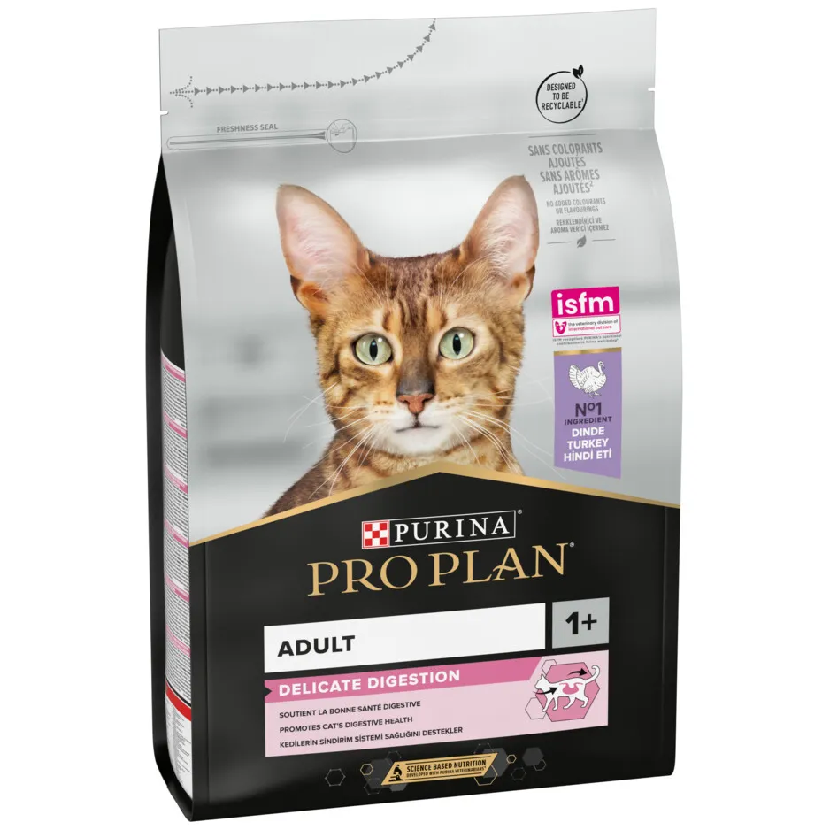 Pro Plan Adult Delicate Digestion droogvoer kat kalkoen