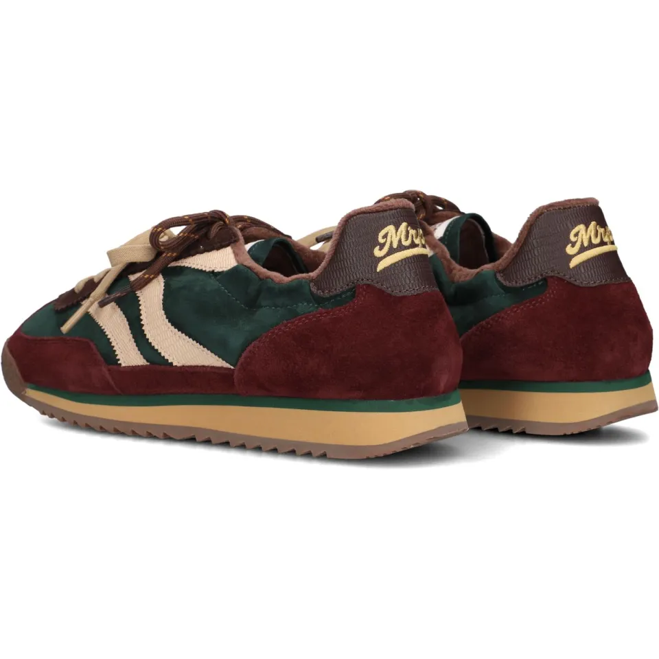 Mrp sneakers burgundy/groen, foto 4