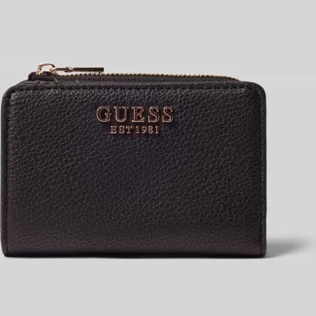 Guess Portemonnee met labelapplicatie model 'MELODY' zwart, foto 2