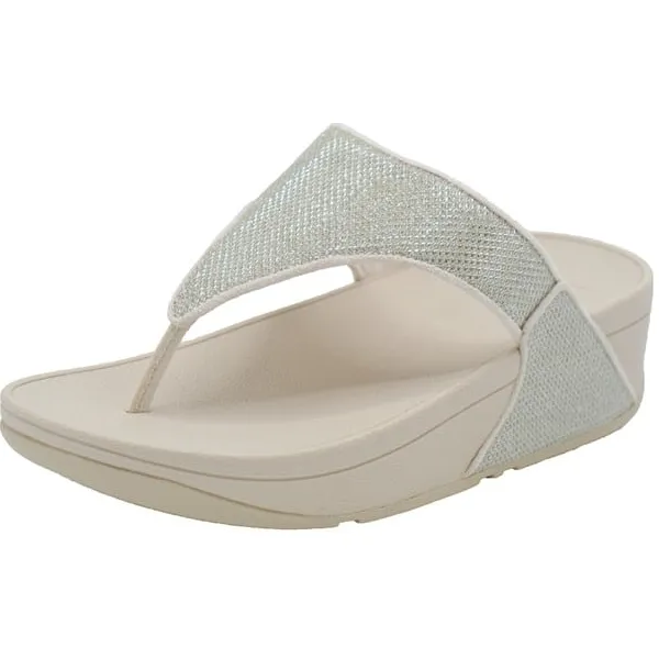 FitFlop Lulu Shimmerglitz Toe-post goudkleur, foto 2
