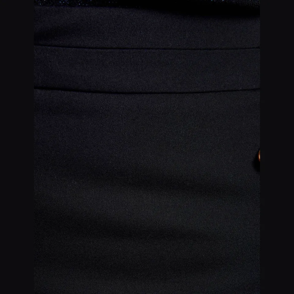 Morgan City cropped pantalon marineblauw, foto 6