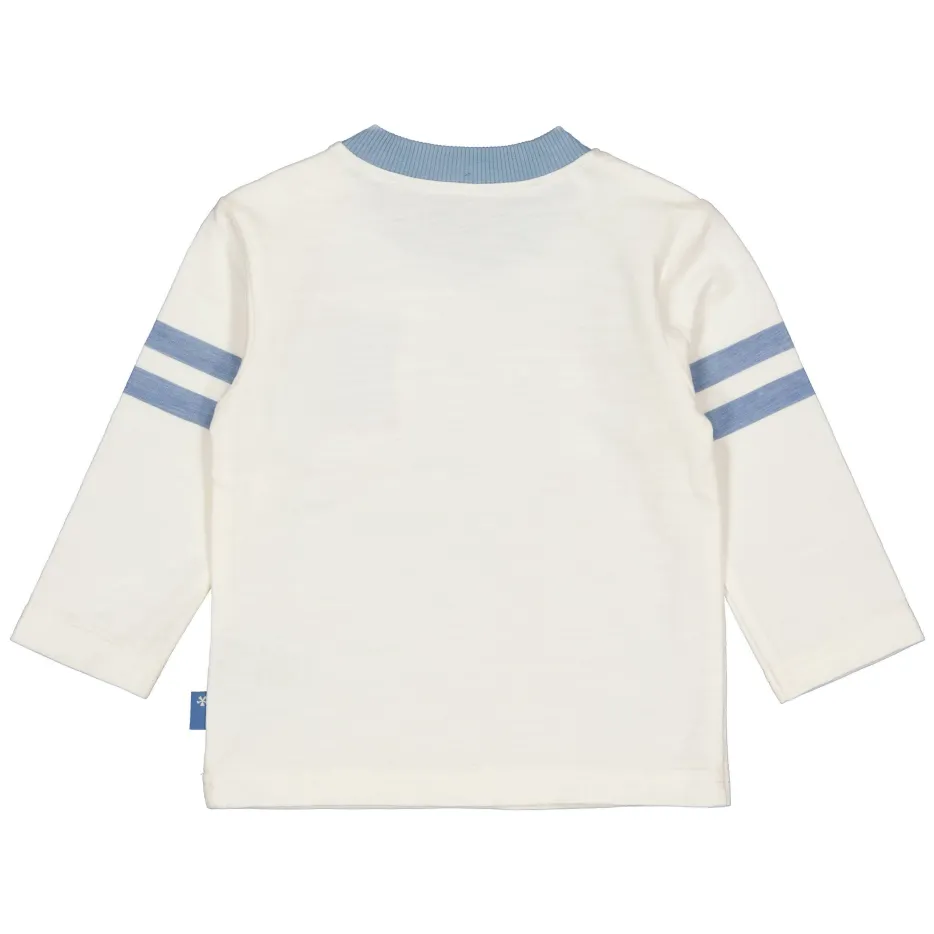 BESS gestreepte longsleeve ecru, foto 5