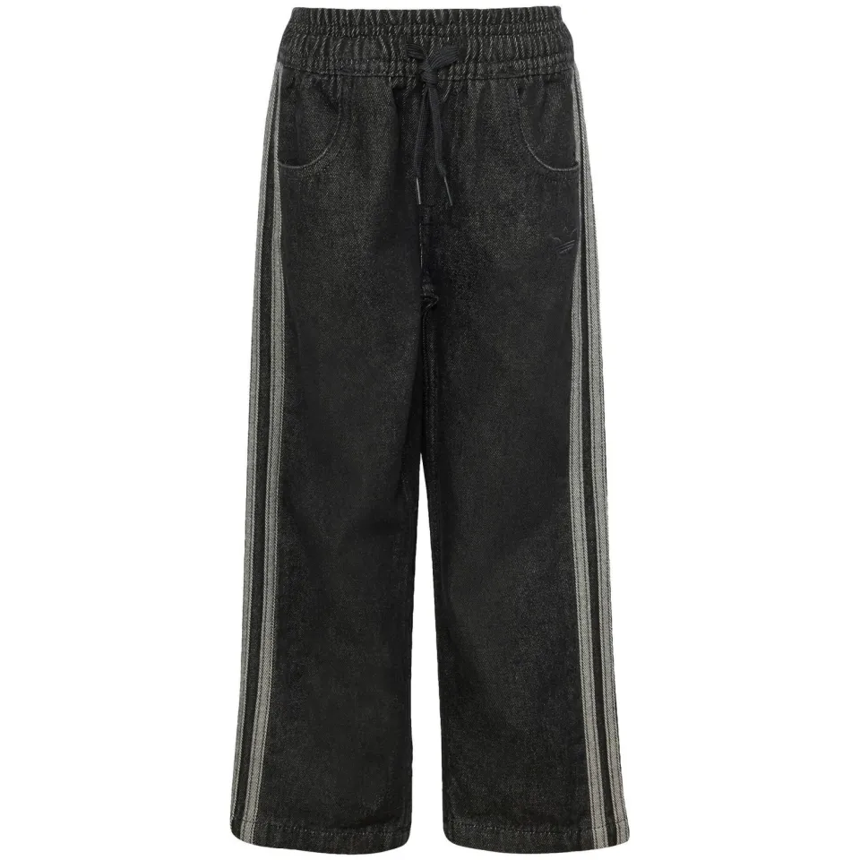 Adidas Originals Firebird straight leg jeans - black denim, foto 2