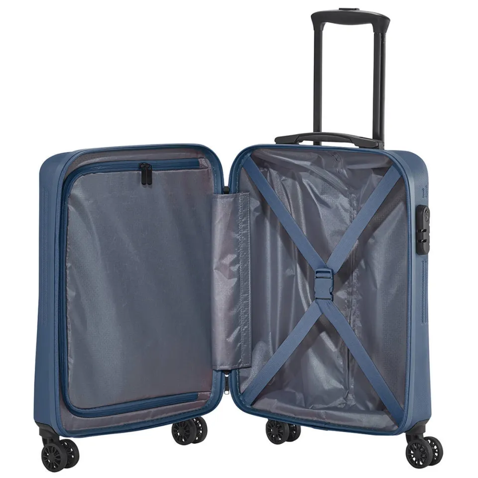 Travelite Bali 4-wiel trolley S blauw, foto 5