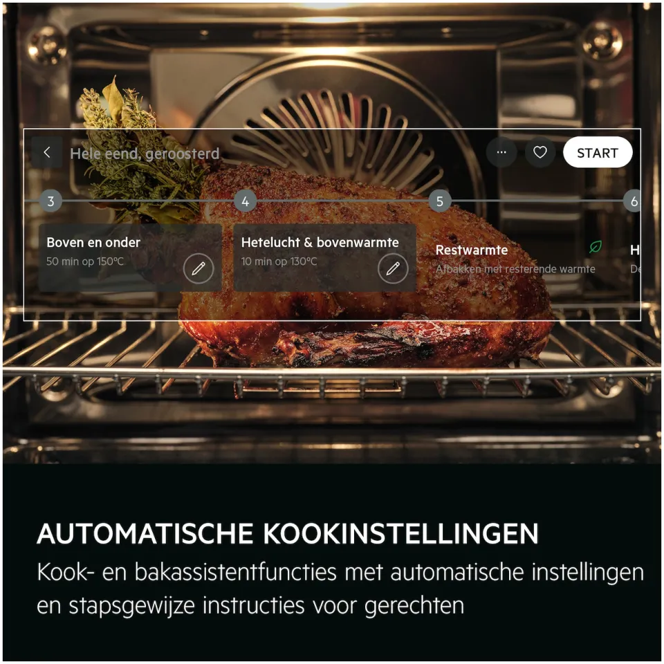 AEG TP9SB831AB inbouw combi stoomoven zwart, foto 4