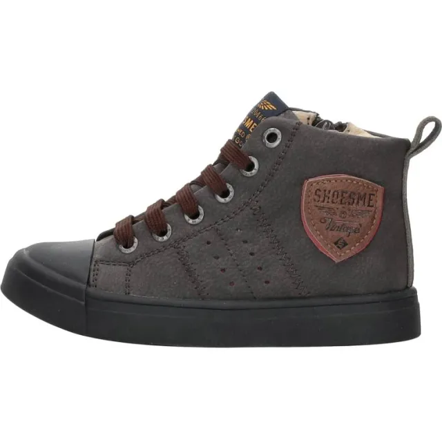 Shoesme veterschoenen hoog bruin, foto 2