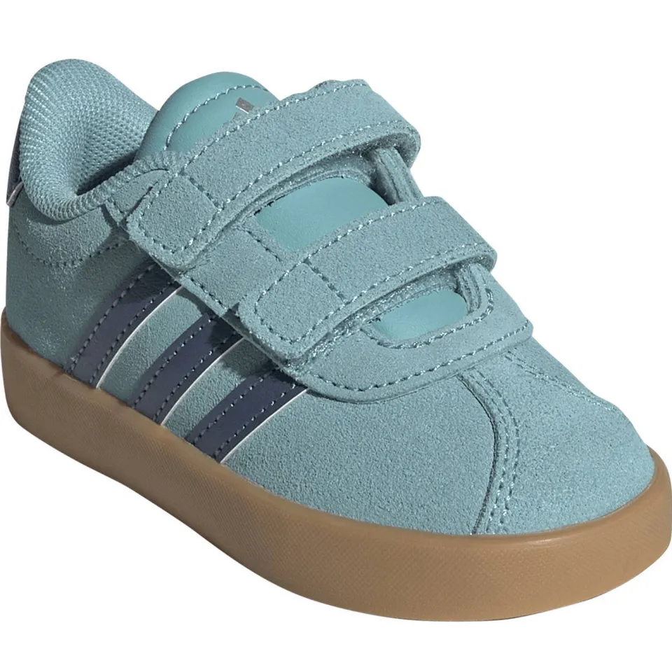 Adidas Sportswear VL Court 3.0 suede sneakers lichtblauw/blauw, foto 5