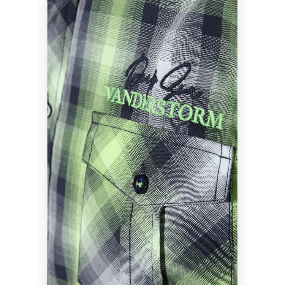 Jan Vanderstorm casual overhemd groen, foto 5