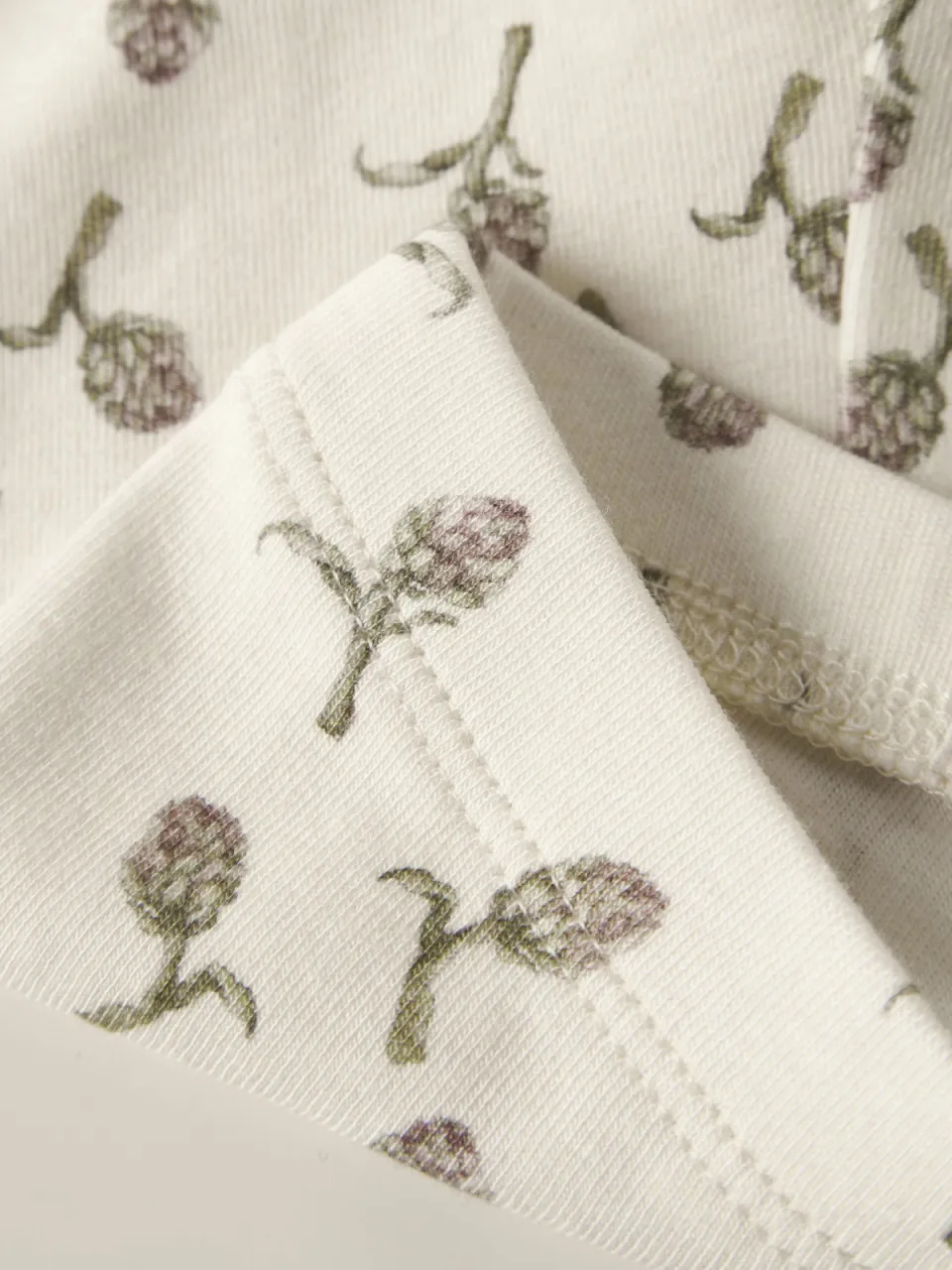 Lil' Atelier BABY gebloemde legging ecru, foto 7