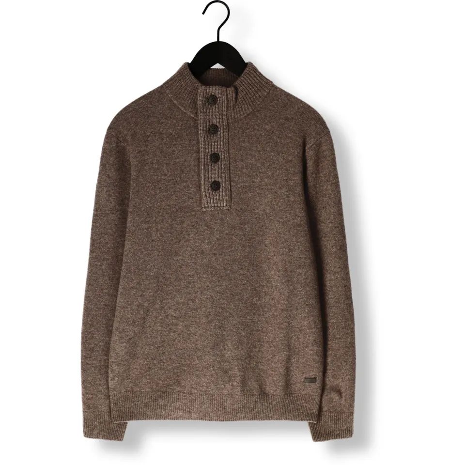 Barbour Heren Truien & Vesten Essential Patch Half Zip Knitted Jumper - Bruin, foto 2