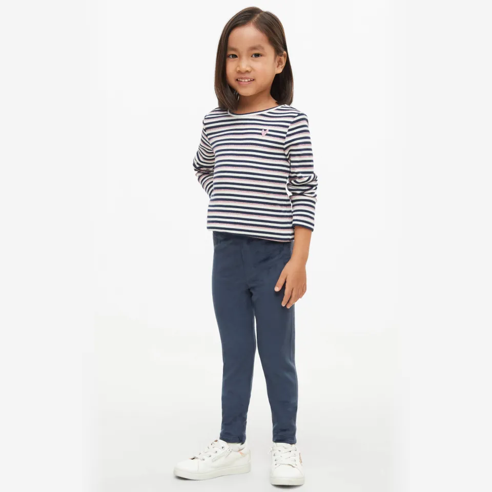 s.Oliver suède legging blauw