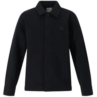 Retour Jeans regular fit overshirt - donkergrijs Overhemd Jongens Sweat Klassieke kraag