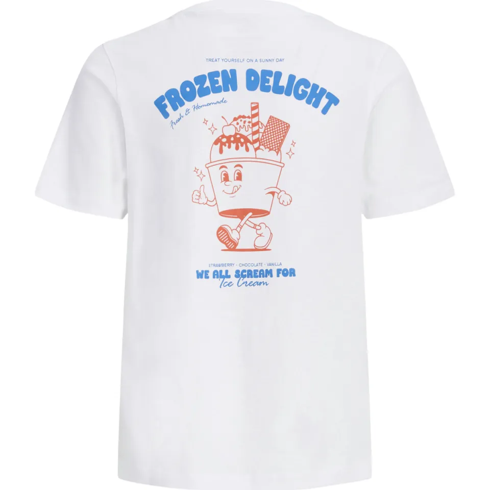 Jack & Jones t-shirt met backprint wit, foto 2