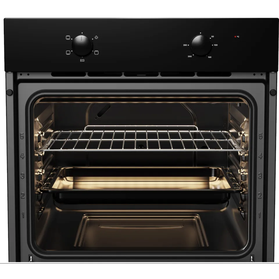 Inventum IOC6070GK inbouwoven zwart