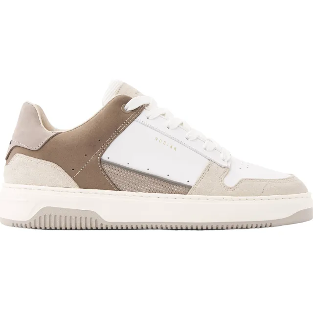 Nubikk Basket Courtside suède sneakers - beige/wit