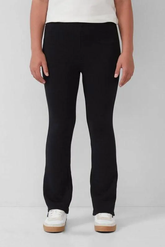 s.Oliver flared broek zwart, foto 3