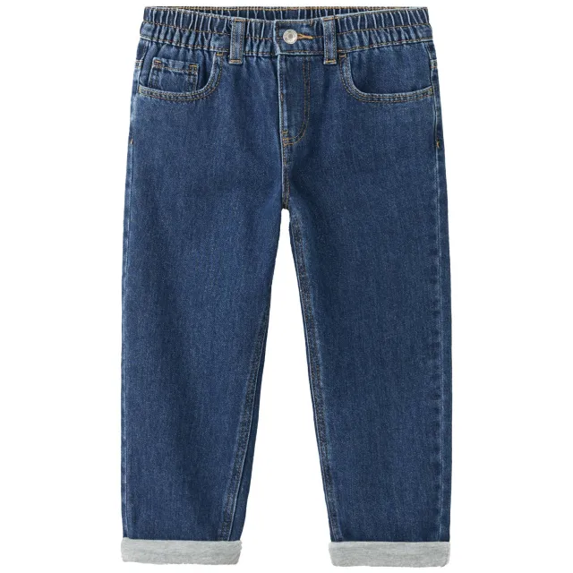 Mango Kids straight leg jeans - blauw changeant blauw