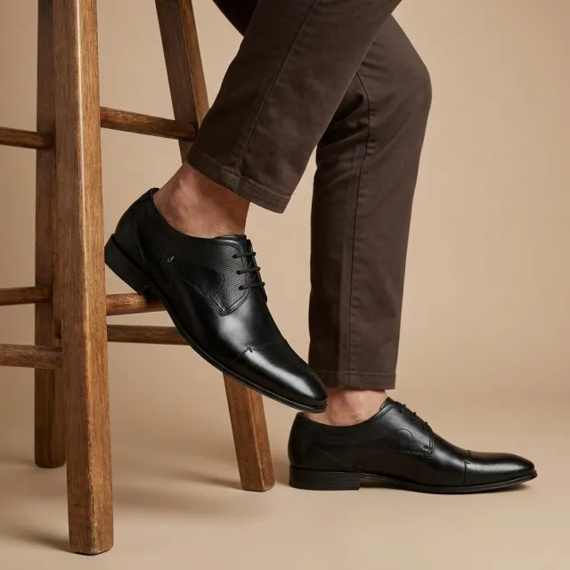 Bugatti Veterschoenen zwart Leer 310328