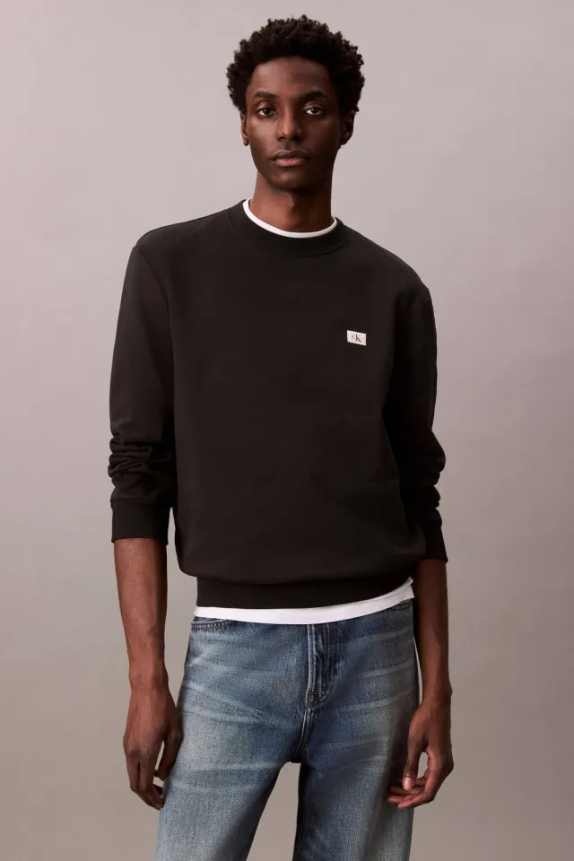 Calvin Klein JEANS sweater zwart, foto 4