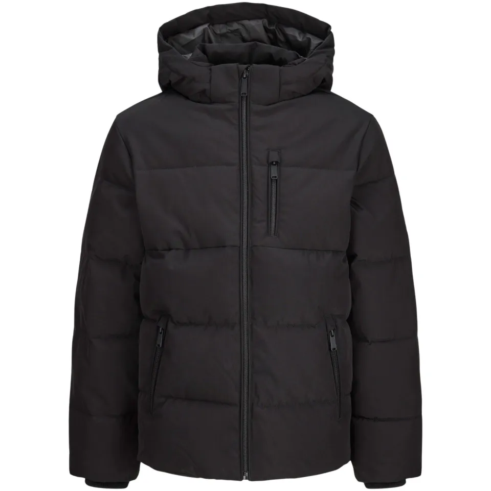 Jack & Jones Becks puffer winterjas zwart, foto 2