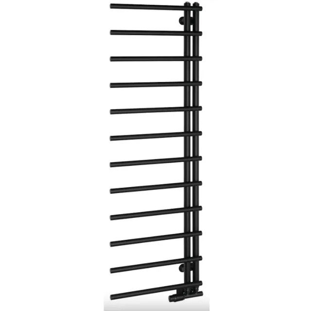 Designradiator Sapho Justina 50x151 cm 410W Mat Zwart