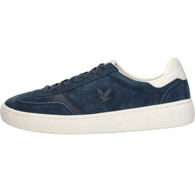 Lyle & Scott Duncan lage sneakers blauw, foto 2