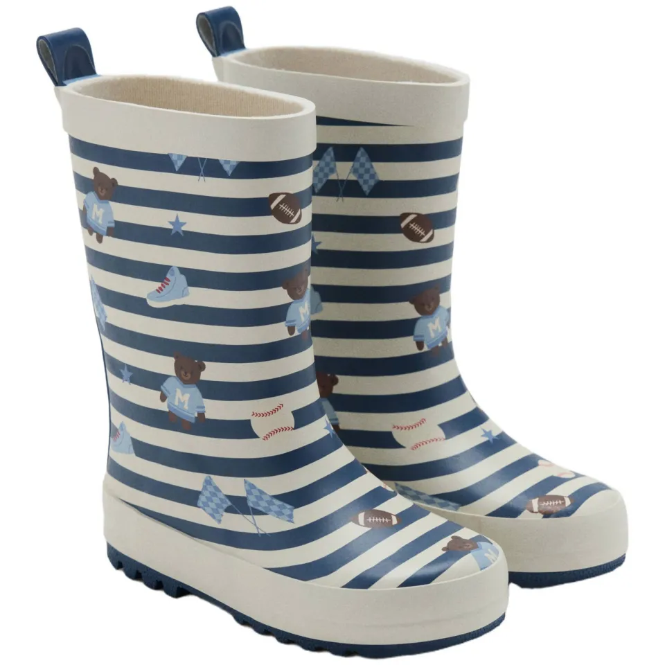 Mango Kids laarzen - blauw/wit, foto 6