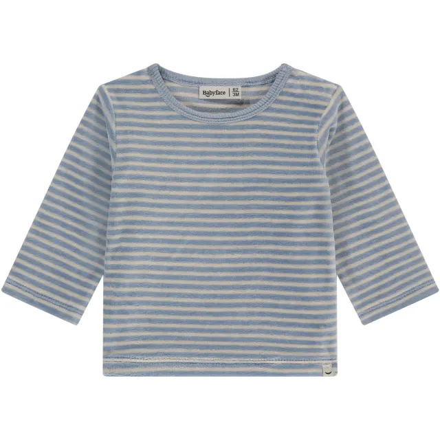 Babyface longsleeve blauw gestreept