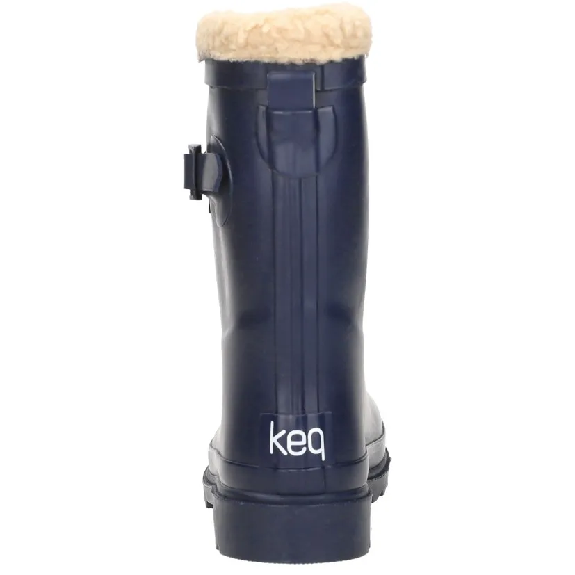 Keq Rainboots Fur regenlaarzen blauw, foto 4