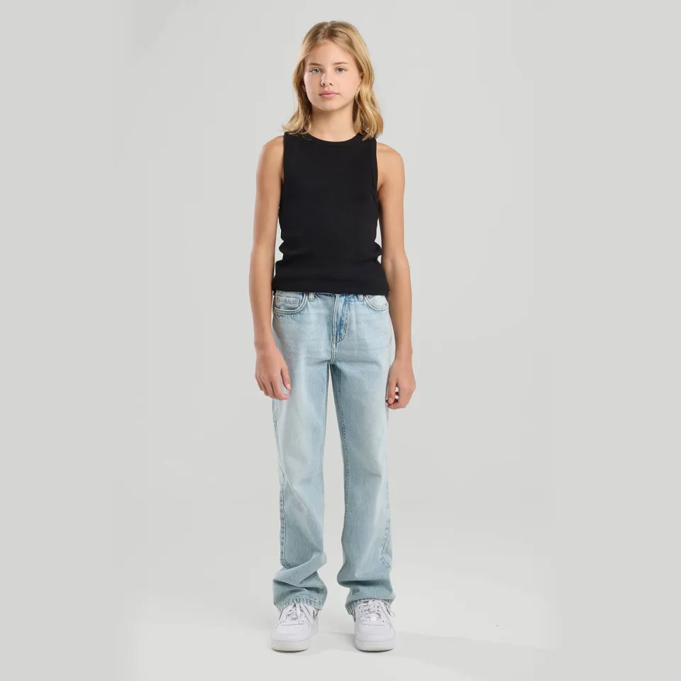 America Today straight leg jeans light blue denim