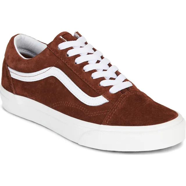 Lage Sneakers Vans Old Skool bruin/wit